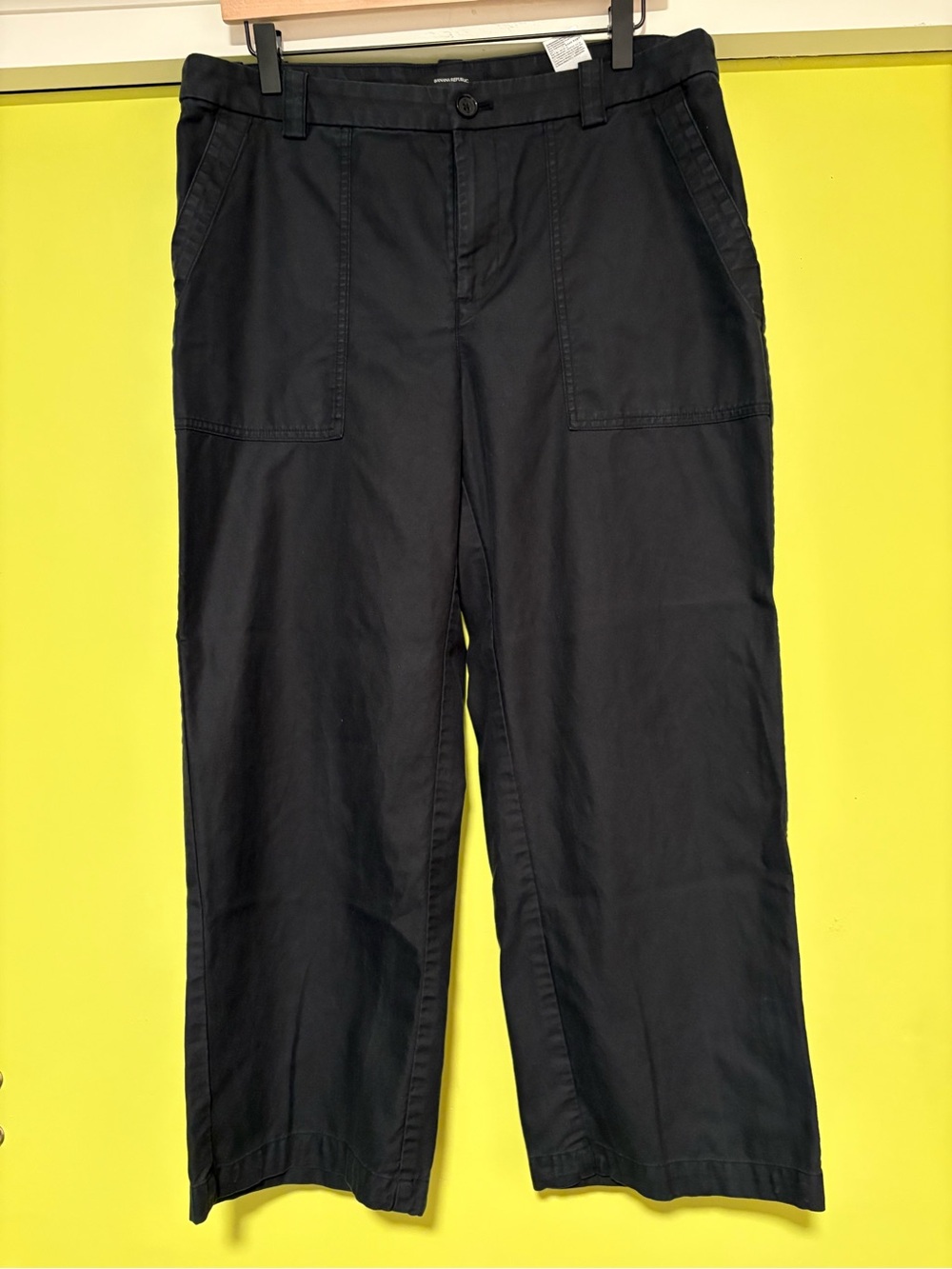 Banana Republic Black Casual Straight-Leg Pants